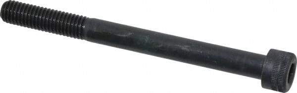 Holo-Krome - M8x1.25 Metric Coarse Hex Socket Drive, Socket Cap Screw - Grade 12.9 Alloy Steel, Black Oxide Finish, Partially Threaded, 90mm Length Under Head - Exact Tool & Supply