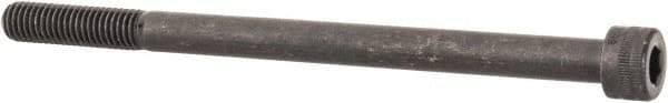 Holo-Krome - M8x1.25 Metric Coarse Hex Socket Drive, Socket Cap Screw - Grade 12.9 Alloy Steel, Black Oxide Finish, Partially Threaded, 120mm Length Under Head - Exact Tool & Supply