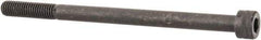 Holo-Krome - M8x1.25 Metric Coarse Hex Socket Drive, Socket Cap Screw - Grade 12.9 Alloy Steel, Black Oxide Finish, Partially Threaded, 120mm Length Under Head - Exact Tool & Supply