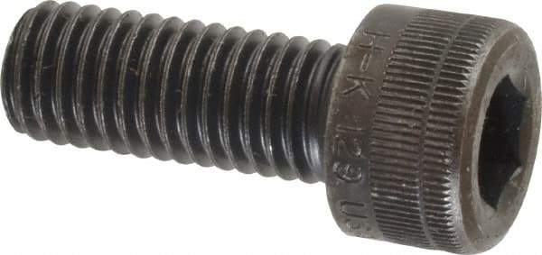 Holo-Krome - M10x1.50 Metric Coarse Hex Socket Drive, Socket Cap Screw - Grade 12.9 Alloy Steel, Black Oxide Finish, Fully Threaded, 25mm Length Under Head - Exact Tool & Supply