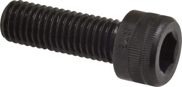 Holo-Krome - M10x1.50 Metric Coarse Hex Socket Drive, Socket Cap Screw - Grade 12.9 Alloy Steel, Black Oxide Finish, Fully Threaded, 30mm Length Under Head - Exact Tool & Supply