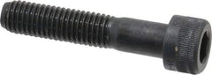 Holo-Krome - M10x1.50 Metric Coarse Hex Socket Drive, Socket Cap Screw - Grade 12.9 Alloy Steel, Black Oxide Finish, Partially Threaded, 50mm Length Under Head - Exact Tool & Supply