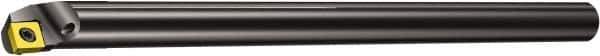 Sandvik Coromant - 10.5mm Min Bore Diam, 5" OAL, 5/16" Shank Diam, E-SCLP Indexable Boring Bar - CPMT 21.51 Insert, Screw Clamping Holding Method - Exact Tool & Supply