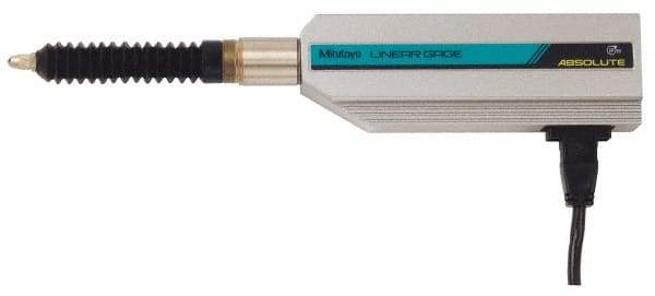 Mitutoyo - 1 Inch, 15mm Barrel Diameter, Digital Remote Display Linear Gage - 0.0005 Inch Resolution - Exact Tool & Supply