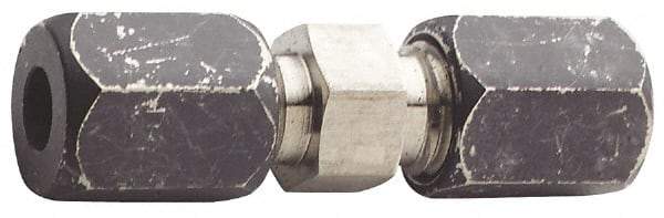 Made in USA - 1" OD, Grade 316Stainless Steel Union - 1-3/8" Hex, Comp x Comp Ends - Exact Tool & Supply