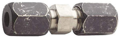 Made in USA - 1" OD, Grade 316Stainless Steel Union - 1-3/8" Hex, Comp x Comp Ends - Exact Tool & Supply