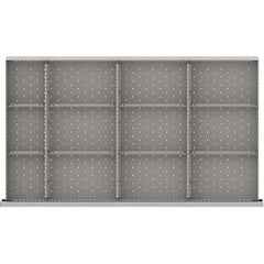 LISTA - 12-Compartment Drawer Divider Layout for 3.15" High Drawers - Exact Tool & Supply