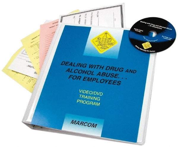Marcom - Dealing with Drug and Alcohol Abuse for Employees, Multimedia Training Kit - 19 Minute Run Time DVD, English and Spanish - Exact Tool & Supply