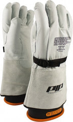 Novax - Class 1 & 2, Size 12, 14" Long, Goatskin Leather Protector - Exact Tool & Supply