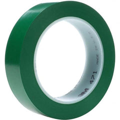 3M - 36 Yd x 1/4" Green Vinyl Film Tape - Exact Tool & Supply
