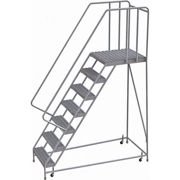 TRI-ARC - Rolling & Wall Mounted Ladders & Platforms Type: Rolling Warehouse Ladder Style: Rolling Safety Ladder - Exact Tool & Supply