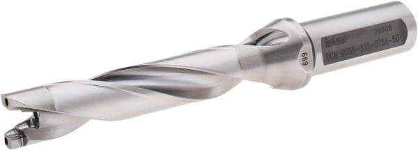 Iscar - 0.669" to 0.705" Diam, 5xD, 3.35" Max Depth, 3/4" Shank Diam, 6.38" OAL, Replaceable-Tip Drill - FCP, ICK, ICK-2M, ICM, ICP, iCP-2M Insert, 75729244 Toolholder, Series SumoCham - Exact Tool & Supply