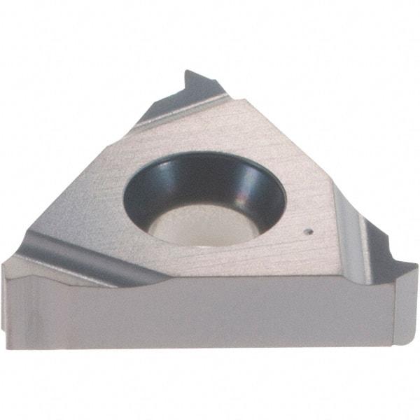 Iscar - 16EL External Left Hand 18 UN Laydown Threading Insert - Grade IC908, TiAlN Coated Carbide, 9.53mm Inscribed Circle - Exact Tool & Supply