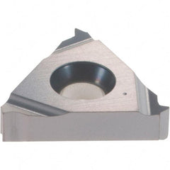 Iscar - 16EL External Left Hand 18 UN Laydown Threading Insert - Grade IC908, TiAlN Coated Carbide, 9.53mm Inscribed Circle - Exact Tool & Supply