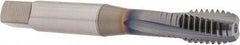 OSG - 3/8-16 UNC 3 Flute 3B Modified Bottoming Spiral Flute Tap - Powdered Metal, TiCN Finish, 2-15/16" OAL, Right Hand Flute, Right Hand Thread, H3, Series EXOTAP VC-10TI - Exact Tool & Supply
