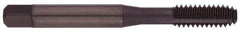 OSG - #8-36 UNF H8 Thread Limit Plug Thread Forming Tap - Cobalt, Oxide Finish, 2-1/8" OAL, 3/4" Thread Length, Right Hand Thread, Series HY-PRO NRT - Exact Tool & Supply