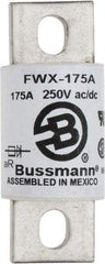 Cooper Bussmann - 250 VAC/VDC, 175 Amp, Fast-Acting Semiconductor/High Speed Fuse - Stud Mount Mount, 3-1/8" OAL, 200 (RMS), 50 at DC kA Rating, 1-7/32" Diam - Exact Tool & Supply