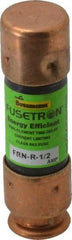 Cooper Bussmann - 125 VDC, 250 VAC, 0.5 Amp, Time Delay General Purpose Fuse - Fuse Holder Mount, 50.8mm OAL, 20 at DC, 200 (RMS) kA Rating, 9/16" Diam - Exact Tool & Supply