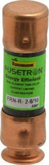 Cooper Bussmann - 125 VDC, 250 VAC, 2.8 Amp, Time Delay General Purpose Fuse - Fuse Holder Mount, 50.8mm OAL, 20 at DC, 200 (RMS) kA Rating, 9/16" Diam - Exact Tool & Supply
