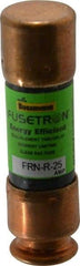 Cooper Bussmann - 125 VDC, 250 VAC, 25 Amp, Time Delay General Purpose Fuse - Fuse Holder Mount, 50.8mm OAL, 20 at DC, 200 (RMS) kA Rating, 9/16" Diam - Exact Tool & Supply