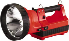Streamlight - Xenon Bulb, 3,350 Lumens, Spotlight/Lantern Flashlight - Orange Plastic Body, 1 12V Battery Included - Exact Tool & Supply