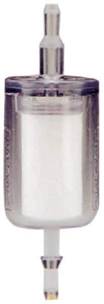 Parker - 1/4" Outlet, 125 Max psi, Inline Filters, Regulators & Lubricators - 10.1 CFM, Disposable Gas or Liquid Filter, 3-1/2" Long - Exact Tool & Supply