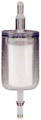 Parker - 1/4" Outlet, 125 Max psi, Inline Filters, Regulators & Lubricators - 10.1 CFM, Disposable Gas or Liquid Filter, 3-1/2" Long - Exact Tool & Supply