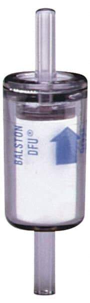 Parker - 1/4" Outlet, 125 Max psi, Inline Filters, Regulators & Lubricators - 6.6 CFM, Disposable Gas or Liquid Filter, 3-1/4" Long - Exact Tool & Supply
