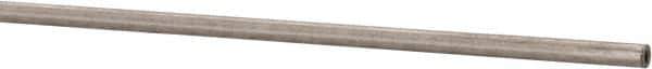Made in USA - 6 to 7' Long, 1/8" OD, 304 Stainless Steel Tube - 0.02" Wall Thickness - Exact Tool & Supply
