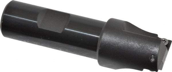 Kennametal - 1" Cut Diam, 0.28" Max Depth of Cut, 3/4" Shank Diam, 3-1/4" OAL, Indexable Square Shoulder End Mill - SDEB 2615. Inserts, Weldon Shank, 0° Lead Angle - Exact Tool & Supply