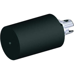 Kennametal - KM63XMZ Modular Connection, 115.06mm Diameter, Tool Holder Blank - 240mm Overall Length, 200mm Projection Gage Line to Nose End - Exact Tool & Supply