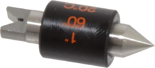 Mitutoyo - 1 Inch Long, Accuracy Up to 0.0002 Inch, Point End Micrometer Calibration Standard - Use with Screw Thread Micrometers, Includes Heat Insulating Handle - Exact Tool & Supply