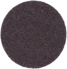 Norton - 2" Diam, 50 Grit Aluminum Oxide Adhesive PSA Disc - Coarse Grade, Brown, X Weighted Backing, Flexible - Exact Tool & Supply