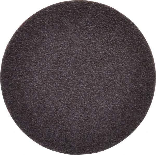 Norton - 2" Diam, 60 Grit Aluminum Oxide Adhesive PSA Disc - Coarse Grade, Brown, X Weighted Backing, Flexible - Exact Tool & Supply