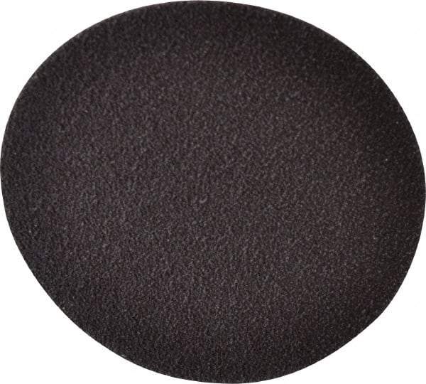 Norton - 3" Diam, 80 Grit Aluminum Oxide Adhesive PSA Disc - Coarse Grade, Brown, X Weighted Backing, Flexible - Exact Tool & Supply