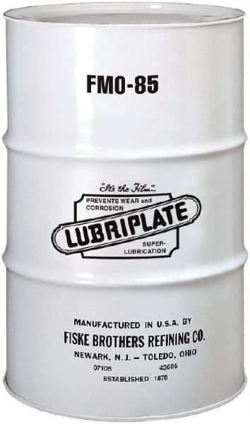 Lubriplate - 55 Gal Drum, Mineral Multipurpose Oil - SAE 5W, ISO 15/22, 19 cSt at 40°C, 4 cSt at 100°C, Food Grade - Exact Tool & Supply