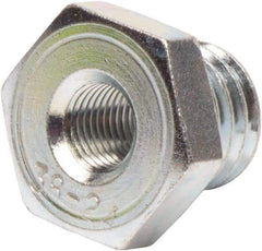 Weiler - 5/8-11 to 3/8-24 Wire Wheel Adapter - Metal Adapter - Exact Tool & Supply