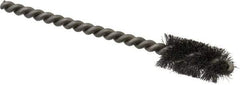Weiler - 1/2" Diam Helical Steel Tube Brush - 0.005" Filament Diam, 1" Brush Length, 3-1/2" OAL, 3/16" Diam Stainless Steel Shank - Exact Tool & Supply