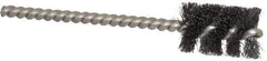Weiler - 5/8" Diam Helical Steel Tube Brush - 0.005" Filament Diam, 1" Brush Length, 3-1/2" OAL, 3/16" Diam Stainless Steel Shank - Exact Tool & Supply