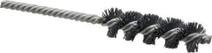 Weiler - 3/4" Diam Helical Nylon Tube Brush - Single Spiral, 0.022" Filament Diam, 2-1/2" Brush Length, 5-1/2" OAL, 1/4" Diam Shank - Exact Tool & Supply