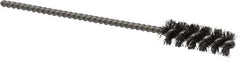 Weiler - 3/8" Diam Helical Steel Tube Brush - 0.006" Filament Diam, 1" Brush Length, 3-1/2" OAL, 1/8" Diam Stainless Steel Shank - Exact Tool & Supply