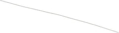 Weiler - 0.03" Diam Helical Nylon Tube Brush - 0.012" Filament Diam, 1/2" Brush Length, 4" OAL, 0.015" Diam Shank - Exact Tool & Supply