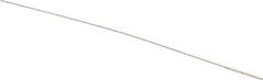 Weiler - 0.05" Diam Helical Nylon Tube Brush - 0.012" Filament Diam, 1/2" Brush Length, 4" OAL, 0.022" Diam Shank - Exact Tool & Supply