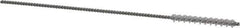 Weiler - 1/8" Diam Helical Nylon Tube Brush - 0.012" Filament Diam, 1" Brush Length, 4" OAL, 0.064" Diam Shank - Exact Tool & Supply