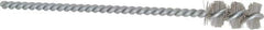 Weiler - 0.515" Diam Helical Nylon Tube Brush - 0.012" Filament Diam, 1" Brush Length, 5" OAL, 0.194" Diam Shank - Exact Tool & Supply