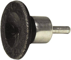 Weiler - 1-3/4" Diam Stainless Steel Flared Crimped End Brush - Exact Tool & Supply
