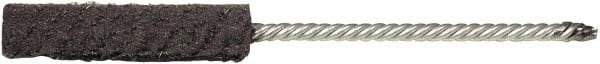 Weiler - 1/2" Diam Helical Steel Tube Brush - 0.006" Filament Diam, 2" Brush Length, 5" OAL, 5/32" Diam Shank - Exact Tool & Supply