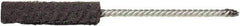 Weiler - 1/2" Diam Helical Steel Tube Brush - 0.006" Filament Diam, 2" Brush Length, 5" OAL, 5/32" Diam Shank - Exact Tool & Supply