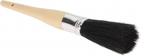 Weiler - 1-1/8" Oval Sash Brush - 2-1/4" Bristle Length - Exact Tool & Supply