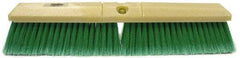 Weiler - 18" General Purpose Synthetic Push Broom - 3" Bristle Length, Foam Block, Threaded Handle Connection, Handle Sold Separately - Exact Tool & Supply